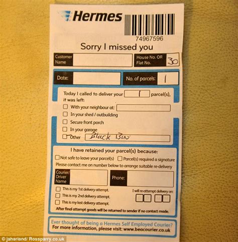 amazon Hermes returns label